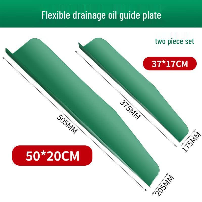 JZDASI Foldable Flexible Oil Guide & Drain Funnel Set