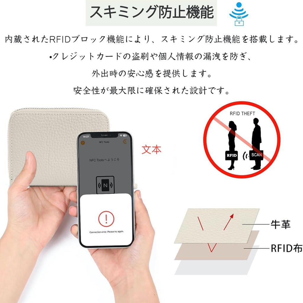 Wneedub Echte Leder Mini Geldbörse, Damen, Kompakt, Stilvoll, Ausweisetui, Kartenhalter, Münzfach, Kartenhalter, Einfach zu bedienen, Schlank, Großes Fassungsvermögen,