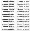 XWFVI1 3D Xdrive 20d 30d 35d 40d 50d 20i 25i 30i Car Fender Emblem Trunk Badge Sticker For BMW M X1 X3 X4 X5 X6 X7 GT Logo Accessories