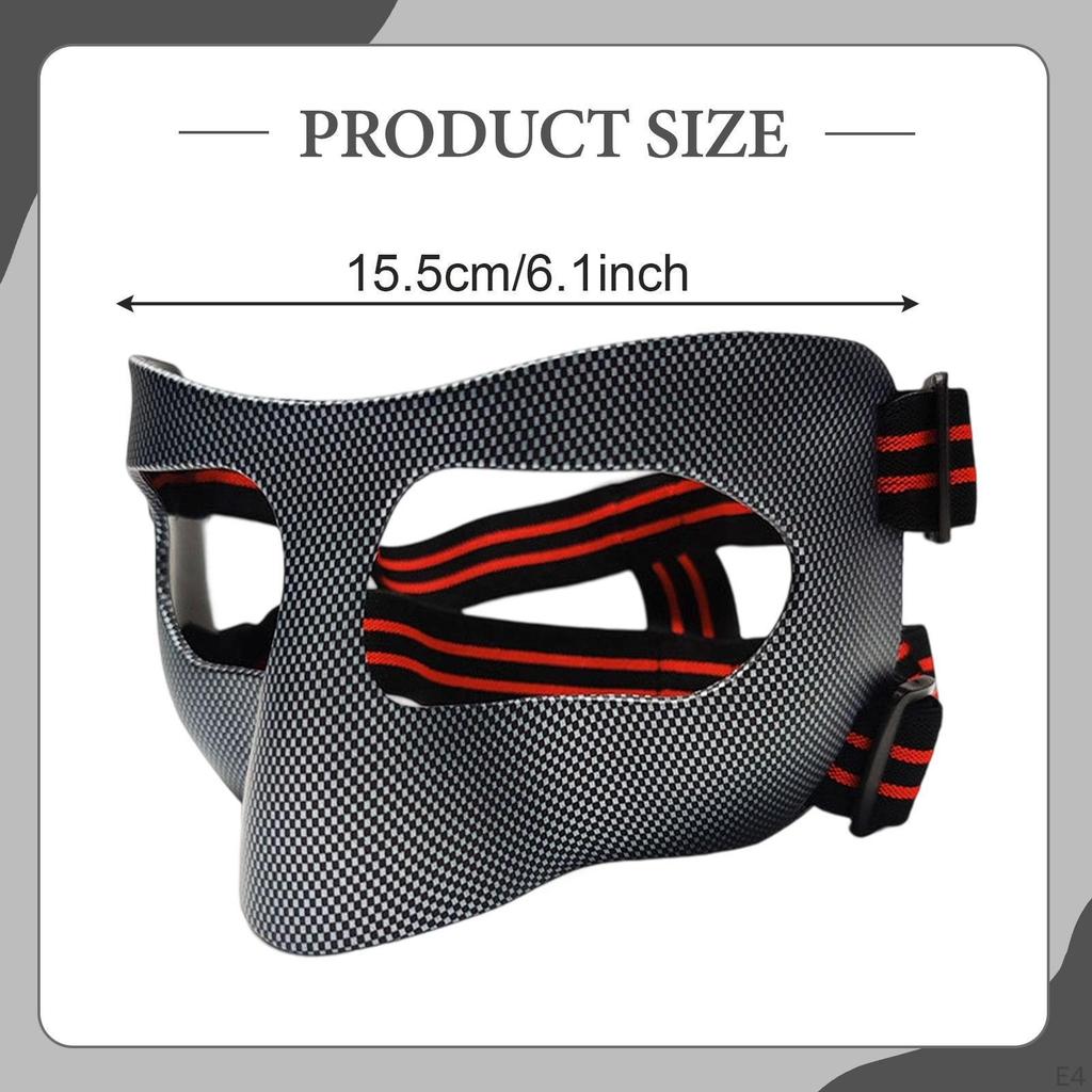 Protector Nas Față Curea Elastică Ajustabilă pentru Adulți Protector Sală de Gimnastică Fotbal