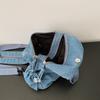 Stor Kapacitet Denim Ryggsäck Multifunktionell Bröstväska Dam Axel Crossbody Väska