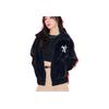 New MLB Velvet Jackets Unisex Black 3AFDV0236