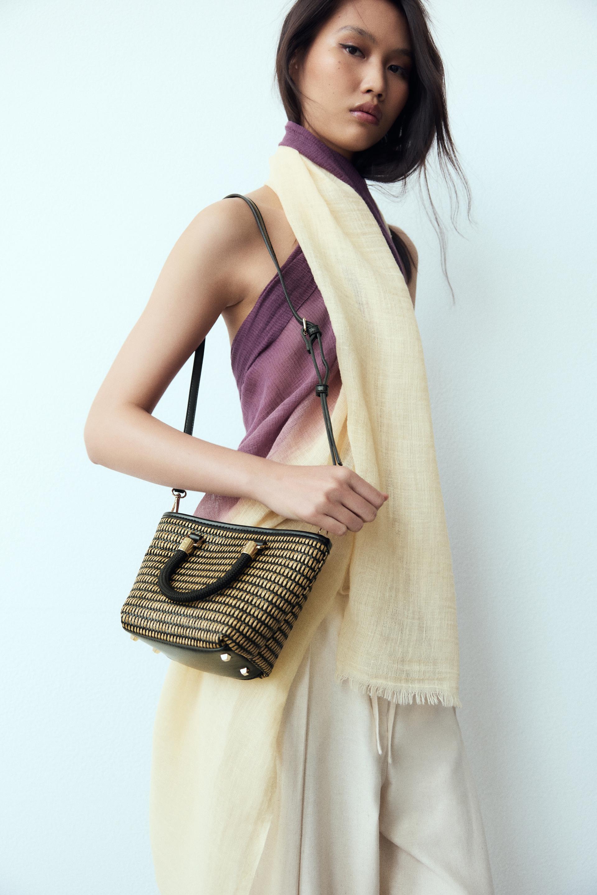 

ПЛЕТЕНАЯ МИНИ-СУМКА-ШОПЕР