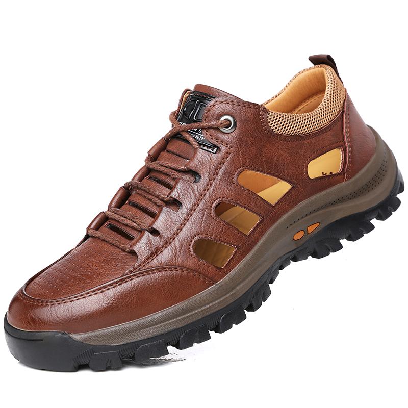 Summer Hot Selling Men's Sandals Anti Slip Beach Casual Shoes Breathable Thick Sole Wear-resistant Men's Camping Travel Shoes