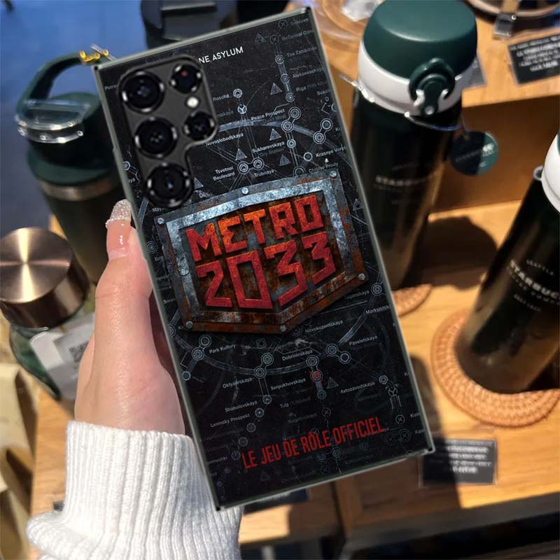 Metro 2033 Cases Phone Case for Samsung Galaxy S26 Ultra S25 Edge S24 S23 FE S21 Plus S20 S22 Cover TPU Capa Shell Shockproof Pa