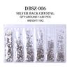 Long Bag Nail Art Jewelry Glass Flat Bottom Diamond Nail Art Diamond Nail Art Jewelry Mixed