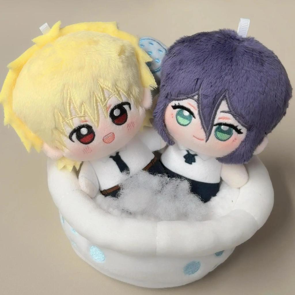 Chainsaw Man Anime Plush Keychain Cute Soft Character Doll Bag Charm Gift Collection Denji Makima Power