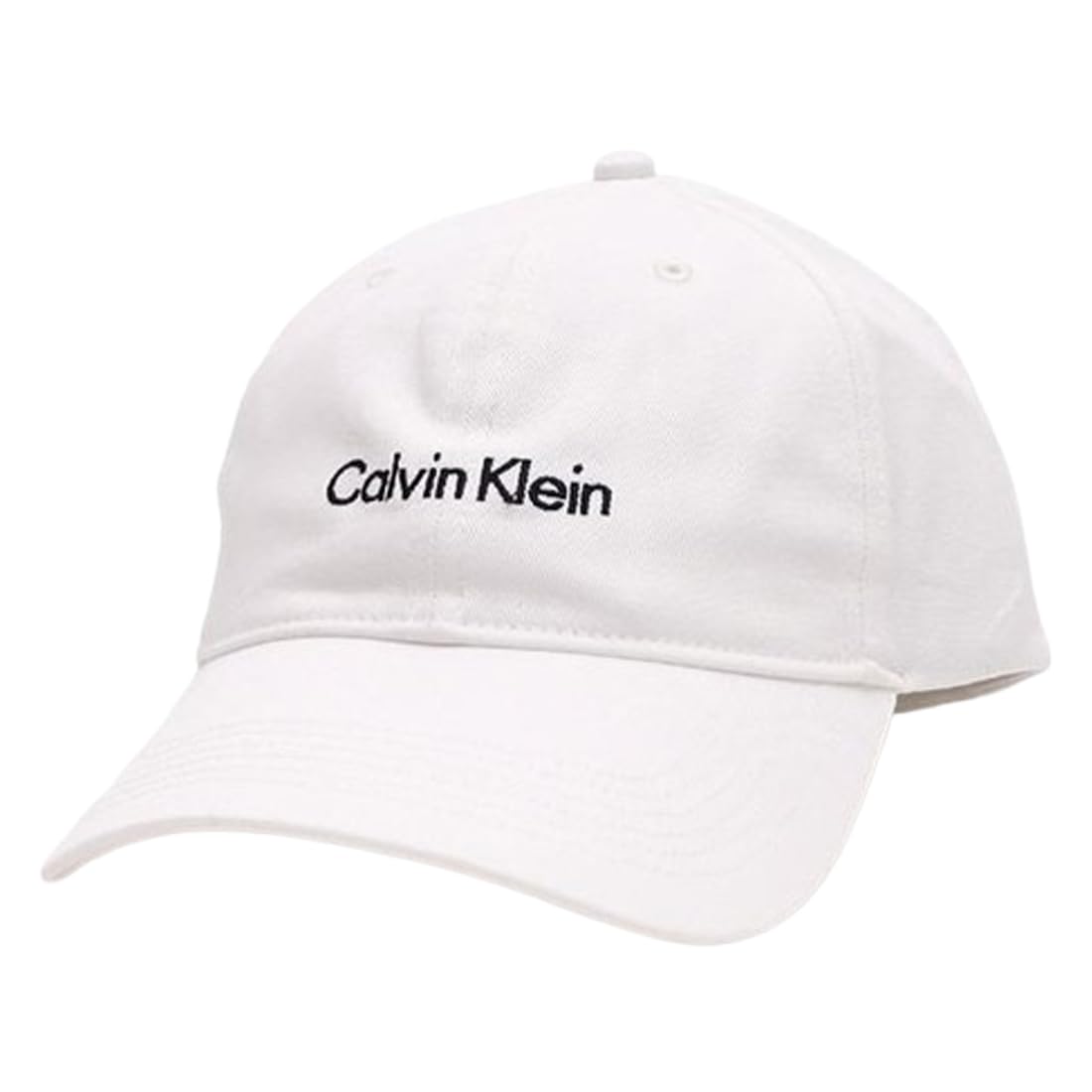 

Calvin Klein CK Baseball Logo and Bright White One Size Cap, Embroidery, Cotton, Men s Women s, 4D5003G, (110), [Used]