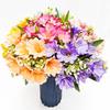 Freesia Kunstbloemen Boeket - Decoratief Ornament met Opties voor Fles- en Handheld Arrangement