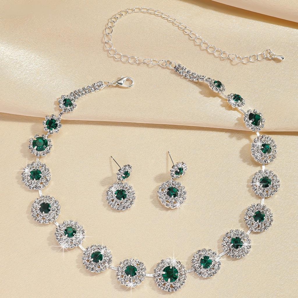 Necklace Earring Jewelry Set, Formal Necklace Set, Bridal Fashionable Jewelry Set
