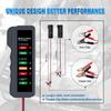 Mini 12V Car Battery Tester - 12 Volt Batteries Check, Vehicle Alternator Test, Diagnostic Tool for Automobile and Motorcycle