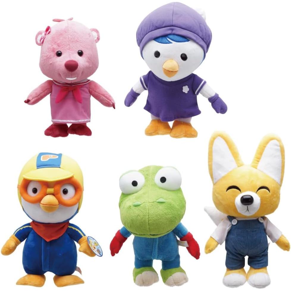Pororo Plush Toy Korean Stuffed Toy Character Korean National Anime Children s President Korean Character Goods (Eddie)