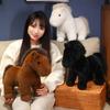 Non-Toxic New Real Life Horse Plush Dolls Stuffed Animal High Quality Super Realistic Horse Plush Toys Classic Birthday Gift