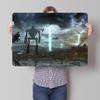 Excavation Site Personalized D Textured Metal Poster Wall Art Tinplate Sign for Home and Decoration Gaming Decor Room House