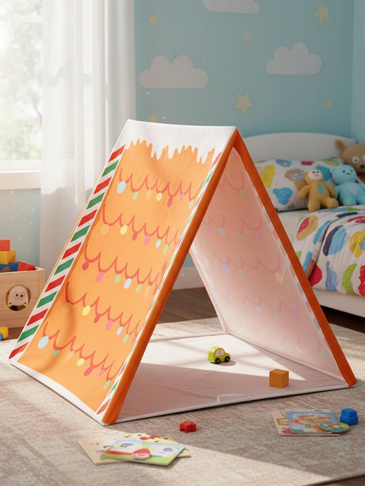 Gingerbread Christmas Tent Detachable Gingerbread House Tent Christmas Gingerbread House for Home Indoor Xmas Holiday Party