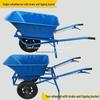 Dual-Wheel Agricultural Handcart for Orchard and Construction Use