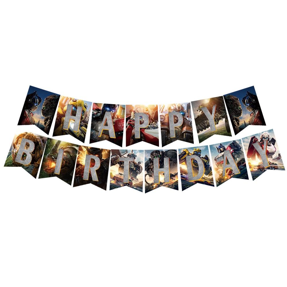 New Arrival Transformers Themed Party Supplies Decorate Your Party With Plastic Plates Paper Napkins And Tablecloth