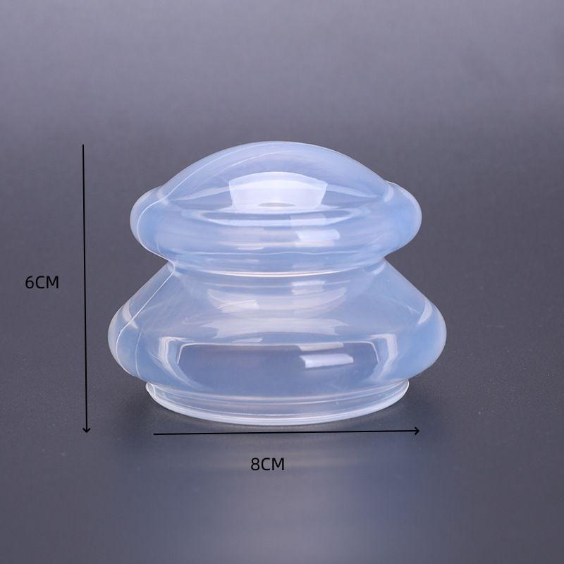 1 2 4Pcs Silicone Vacuum Cupping Set Massage Jar Anti Cellulite Gua Sha Suction Cups Massage Facial Body Cupping Therapy