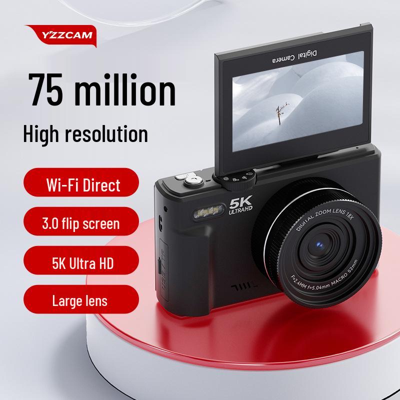 High-Definition Retro CCD Mirrorless Camera for Students and Parties - Perfect Entry-Level Camera for Girls