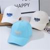 Hat Women's Summer New Letter Embroidery Hardtop Baseball Cap Trendy Boys Big Head Circumference Cap
