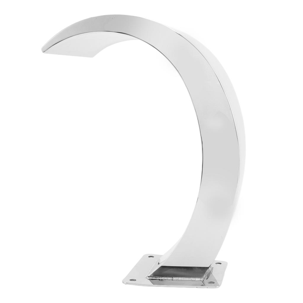 Bazénová vodopádová baterie 304 nerezová ocel obloukový design G1 vnitřní závit bazénová fontána