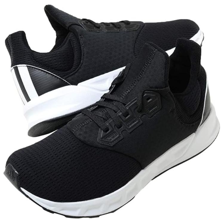 Adidas Falcon Elite 5 Fashionable Non-Slip Durable Low-Top Running Shoes Men Sneakers Black F33885
