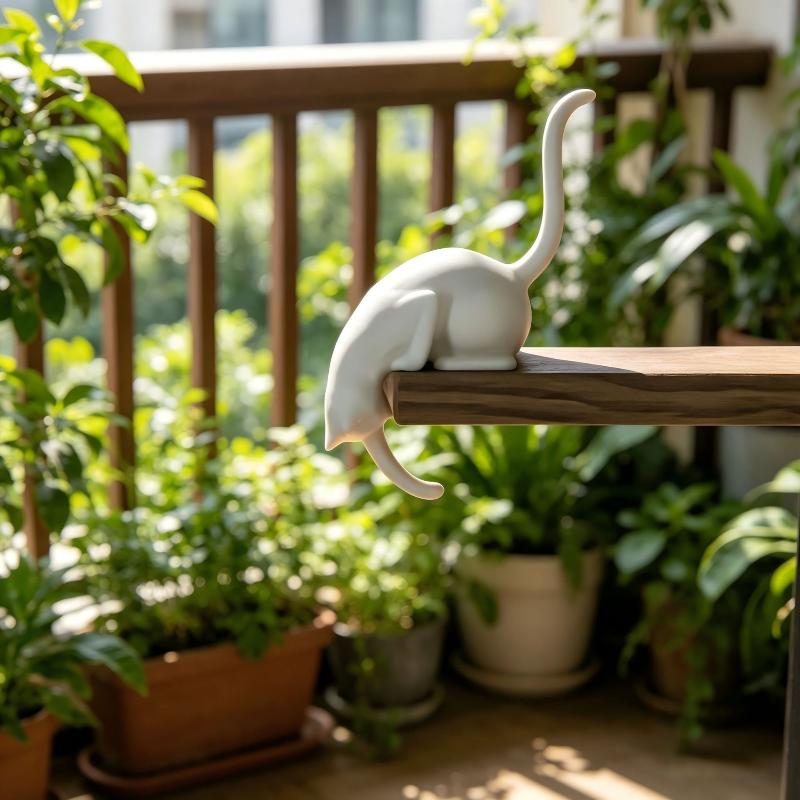 These Adorable Cat-Shaped Hooks Are Versatile And Perfect As Keychains For The Entryway Or As Living Room Decorations