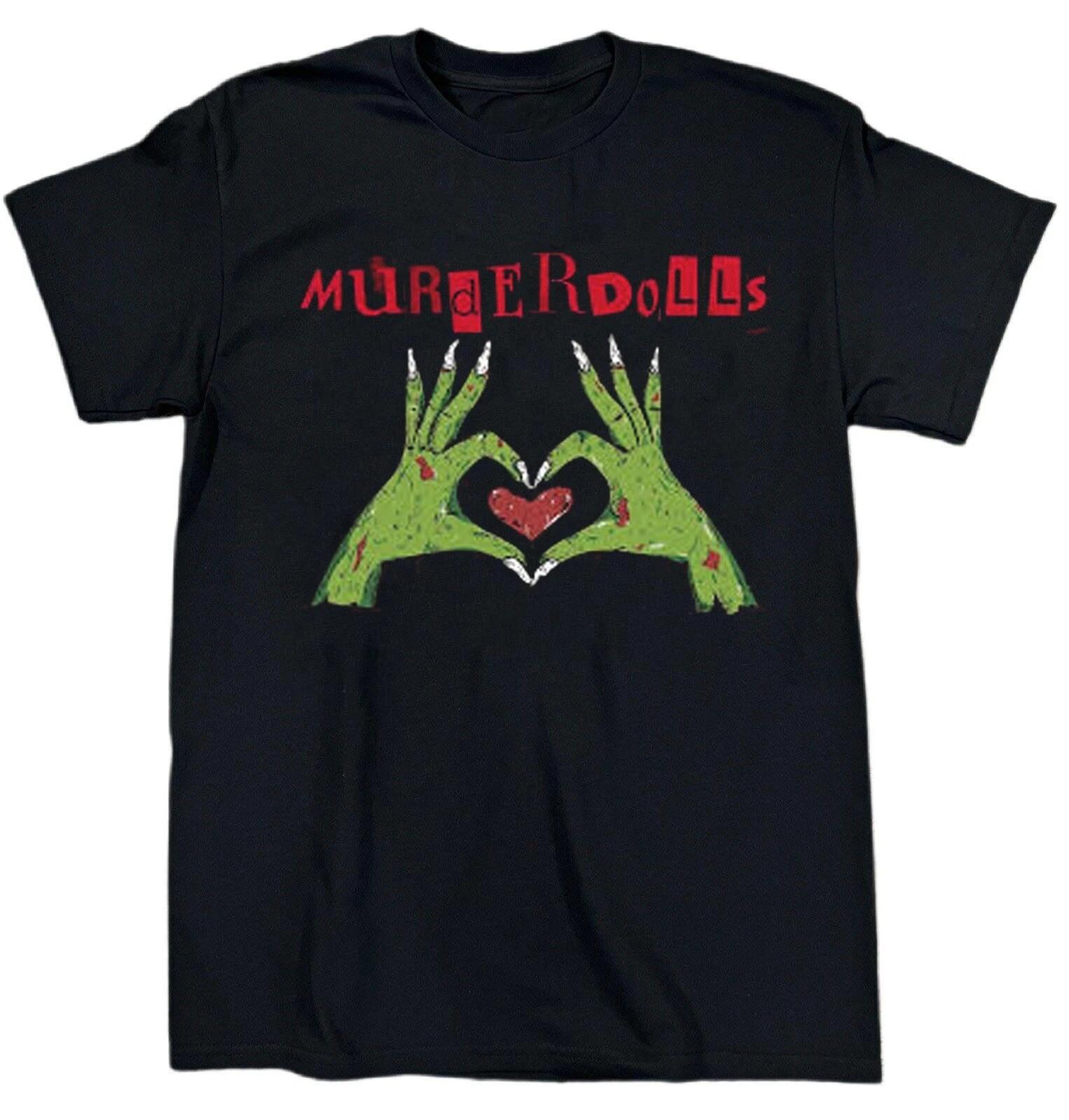 

Super Rare Murderdolls Band Rock Music Gift For Fans Black S to 5XL Shirt SG516 5XL різнокольоровий