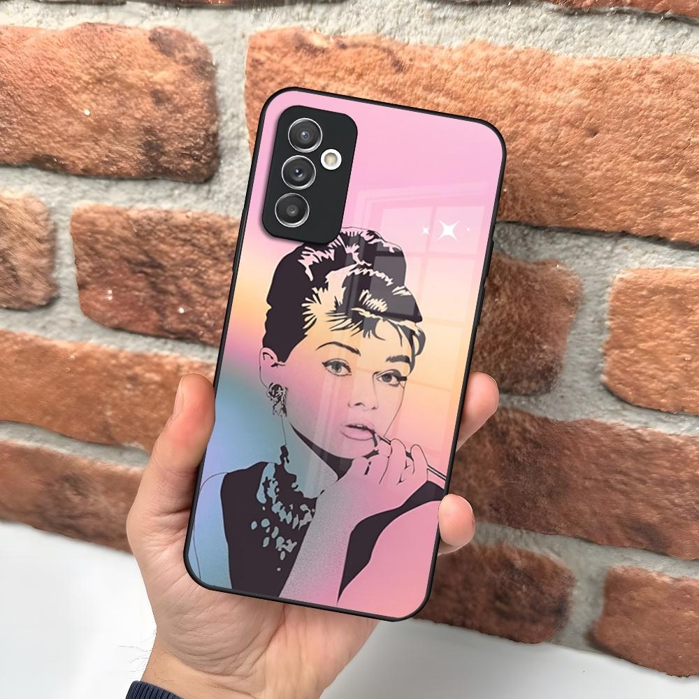 Audrey Hepburn Phone Case for Samsung A15 A25 A35 A55 A14 A12 A22 A32 A52 A11 A21 A31 A51 A05 A24 A34 A54 A13 23 A33 A53