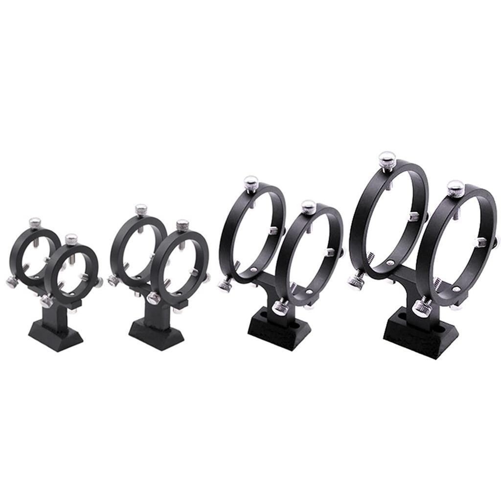 Dovhmoh Adjustable Pointer Finder Scope Bracket 6-Point Guide Scope Ring Mount for Astronomical Telescope, 50mm (18mm-49mm)