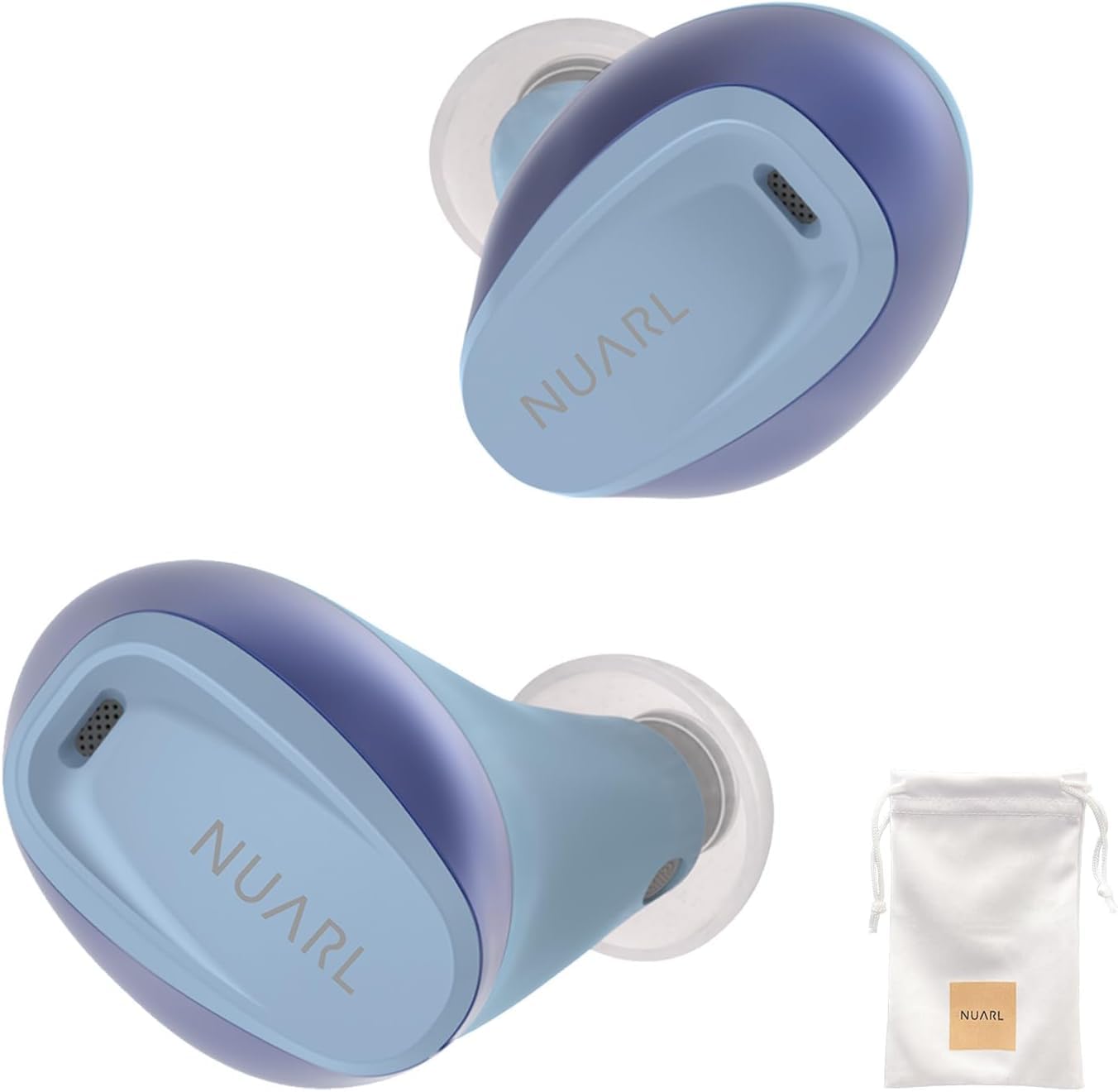 

2025 Gold NUARL N6 Lite True Wireless Noise Up to 32 Hours Low IPX4 Gaming Ambient Sound Microphone [Official] [VGP Award] Earbuds, Cancelling,