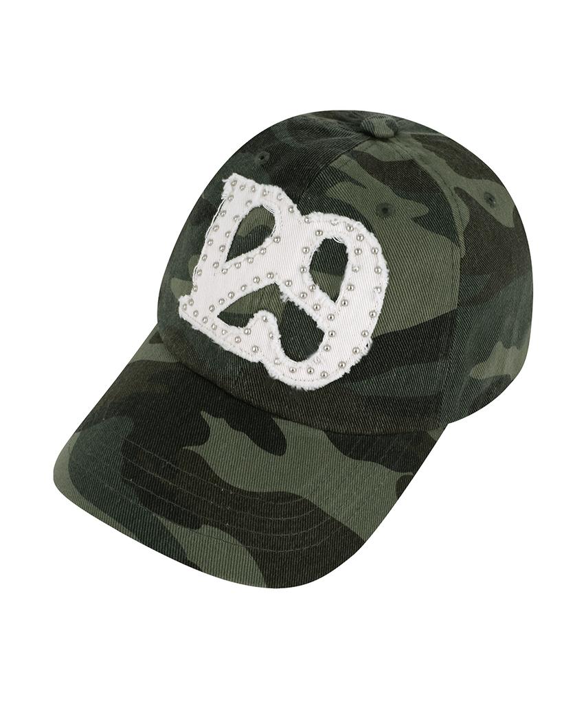 ILLIGO 129 Applique Studded Ball Cap Camo
