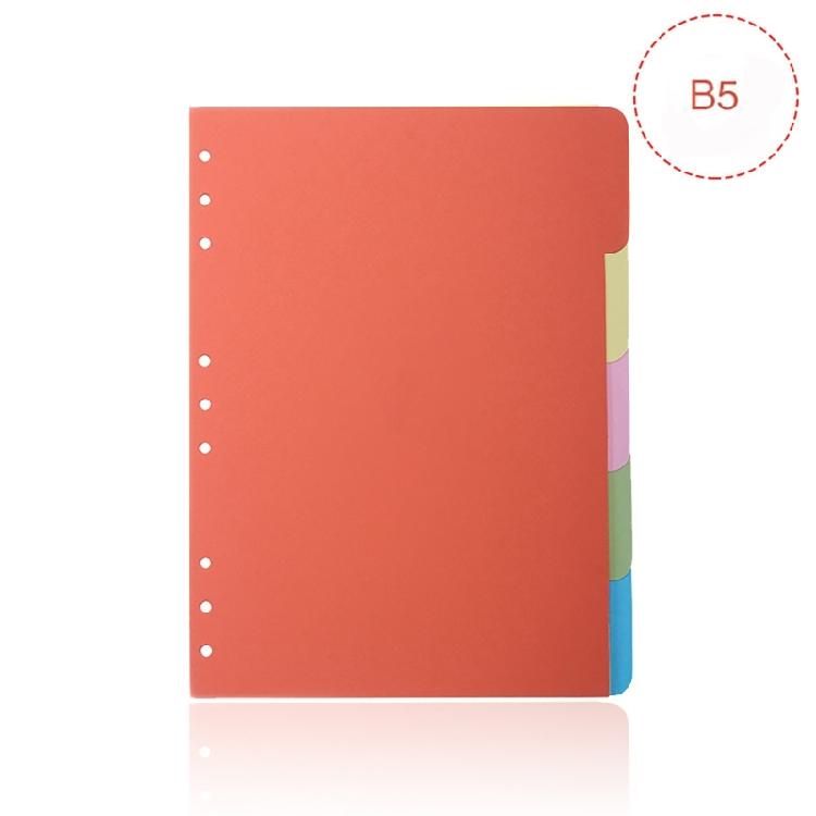 10Pcs A 5 A 6 B5 Binders Index Dividers Binders Dividers Binders Index Dividers for Travel Diary Journal