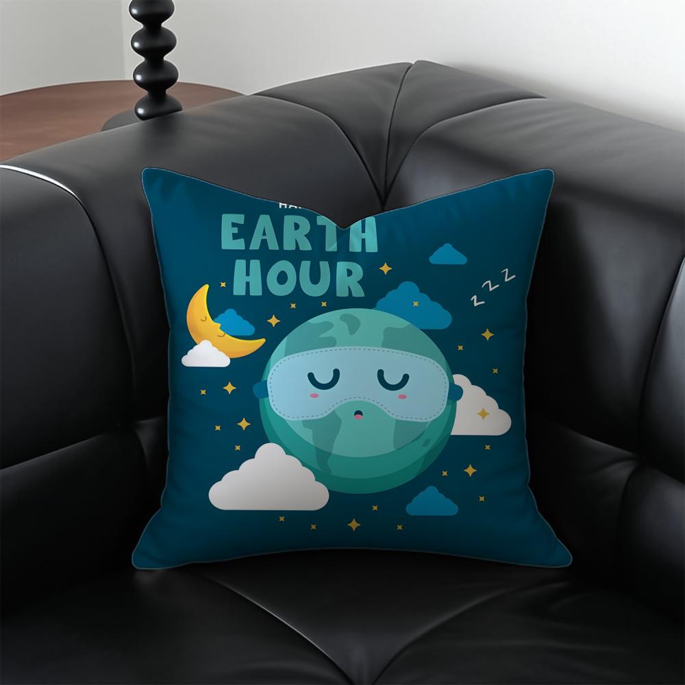 Exclusive Chic THE GIRL CLUB Cushion Cover Pillow Case Antidustmite Invisible zipper silky plush cushion