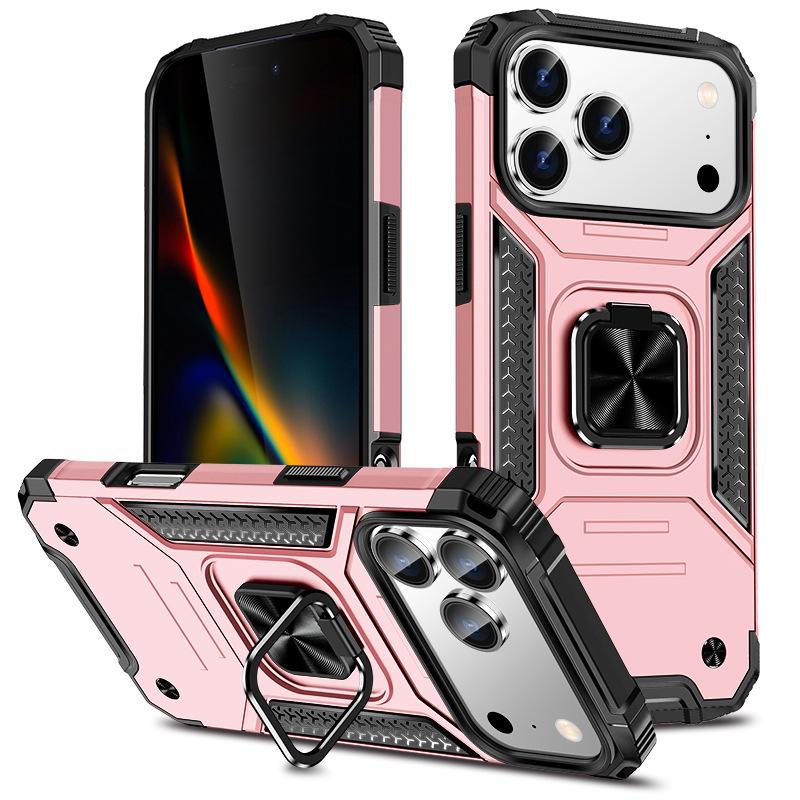 Hot Sale Applicable Apple 17 Mobile Phone Case Car Magnetic Holder iPhone16Pro Mobile Phone Case 15
