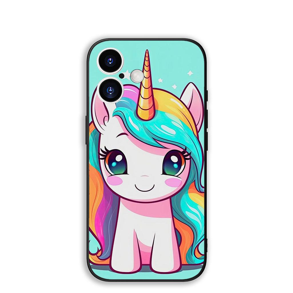 

Cover for Xiaomi Redmi Note 13 A3 14 Pro Plus 9T 14C 13C 13X 9C NFC + Pro+ 5G 4G Protective Phone Case Unicorn Cartoon Horse Redmi Note 14 4G (Global)