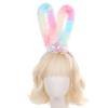 Rabbits Ears Hairband Photo Props Easter Hair Hoop Hairband Party Headpiece Fun Headbands for Music Festival