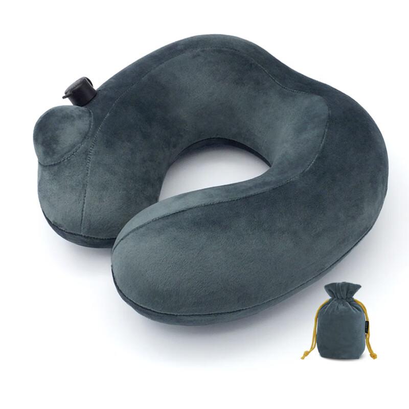 

Portable Press-Inflatable Travel Neck Pillow One Size