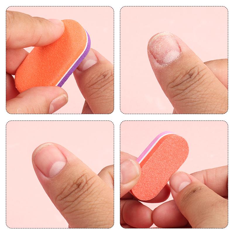 Mini Double-Sided Nail Sponge File - Polishing & Shaping Tool