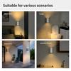 Motion Sensor Wall Lamp LED Wall Lights RGB Warmlight Home Decoration Light Up and Down Night Light Rechargeable for Stair Porch