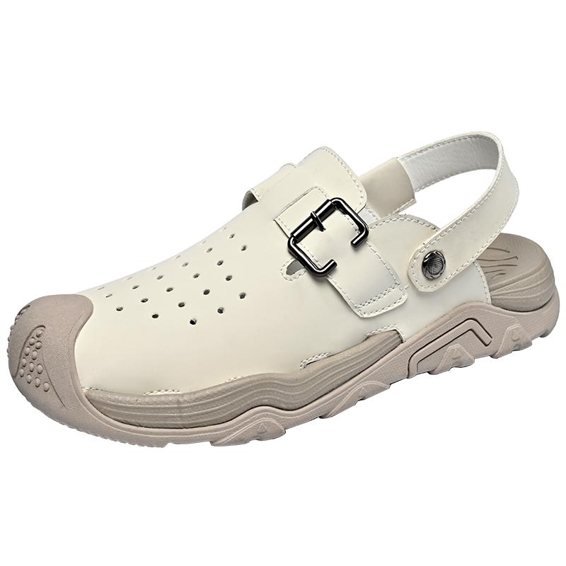 Fashion Outdoor Sandals Mens Dress Shoes Retro Male Leather Business Male Baroque Shoes Casual Mens Oxford Work Footwear