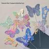 3D Fantasy Butterfly Birthday Cake Decoration Ornament