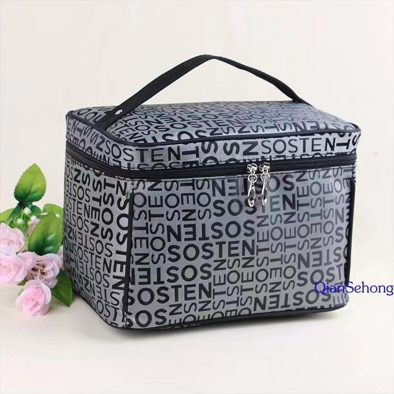 

Новая складная портативная портативная коробка для хранения косметики большой емкости, сумка для мытья, косметичка