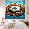 Soccer Wall Decor Tapestry Art For Pet Memorial Birthdaywedding Party Backdrop Family Gift