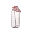 2000ml Stylish Women's Water Bottle with Straw & Scale - Portable for Outdoor & Sports