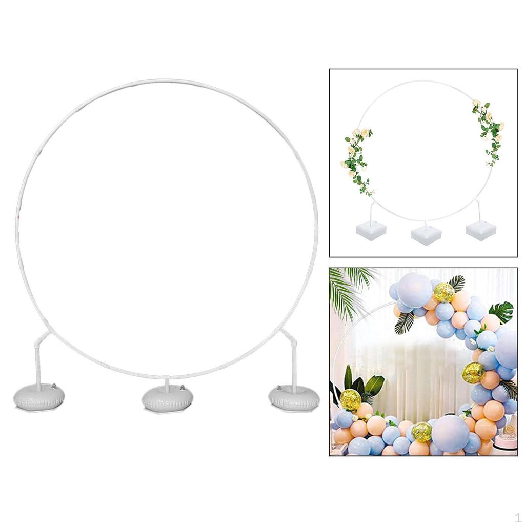 Wedding Arch Backdrop Stand Round Balloon Frame for Graduation Supplies