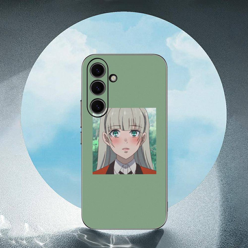 Cute Cartoon Anime Girl Luxury For Samsung Galaxy S23 S24 S25 Ultra S22 Plus S21 Black Soft Case Waterproof Soft Case