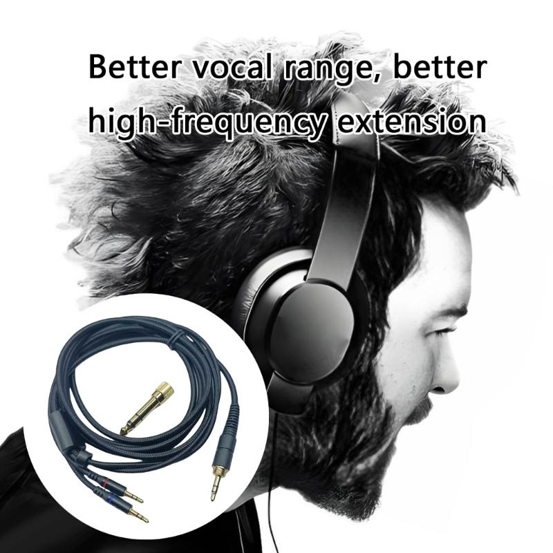 Sound Transmission Cord Earphones Replacement Cable for V10 X3 3.5mm to Double 2.5mm Headphone Replacement Cable