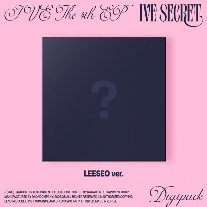 

Pre-order IVE The 4th EP Album IVE SECRET Digipack ver. & STARSHIP POB LEESEO ver.