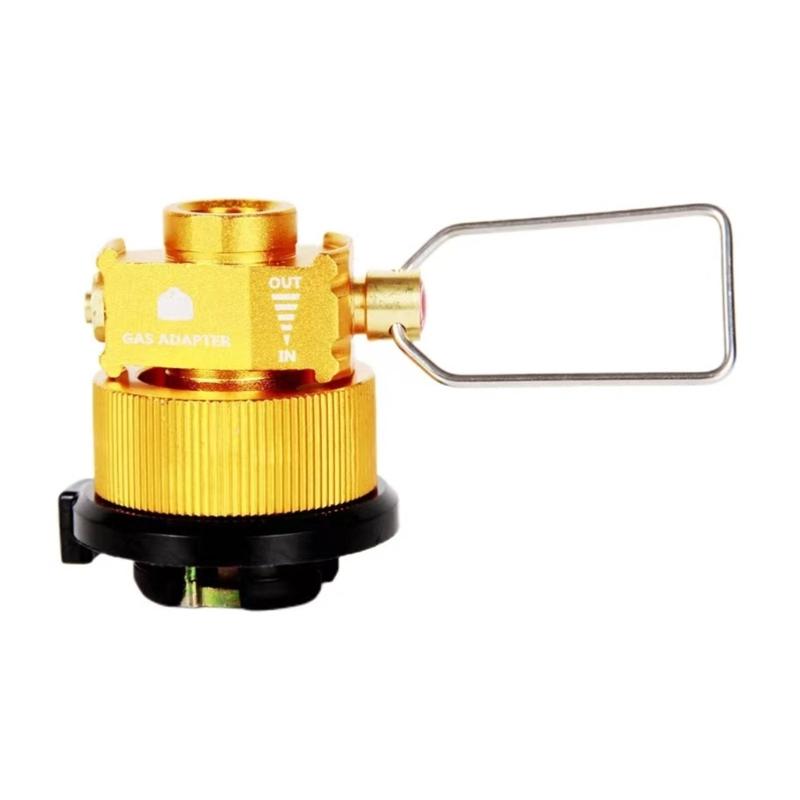 Regulable Camp Stove Gas Cylinders Adapters Wind Resistant Stove Adapters Outdoor Cooking Equipment